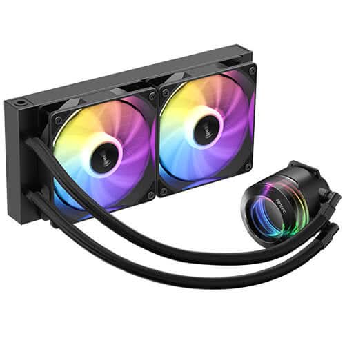 Antec Vortex Lum 240 ARGB AIO - 240mm - 2800 RPM Pump - 260W TDP