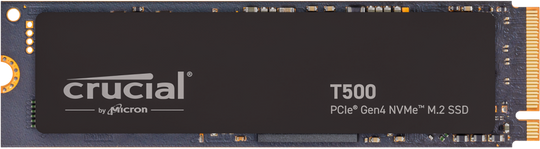 Crucial T500 1TB PCIe Gen 4 NVMe SSD - 7300MB/s Read, 6800MB/s Write - CT1000T500SSD8