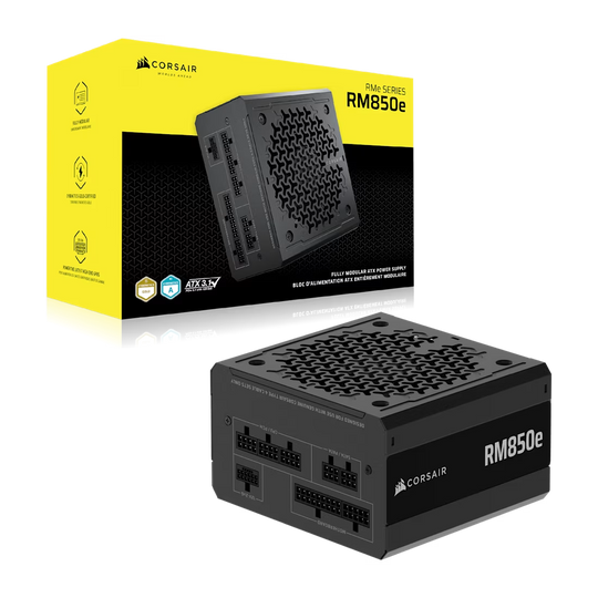 CORSAIR RMe Series RM850e (2025) Fully Modular Cybernetics 80+ Gold - 850W - ATX 3.1 PCIe 5.1 ATX Power Supply - CP-9020296-UK