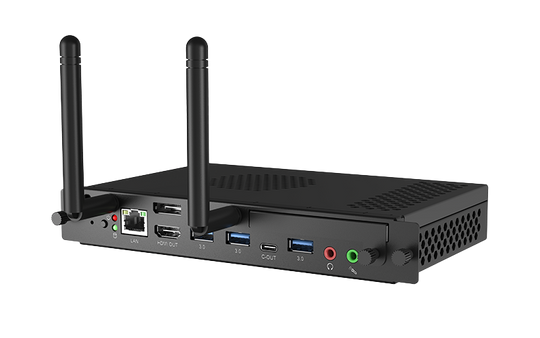 Avocor i7 OPS PC - Gen12 - Intel® Core™ i7 i7-1260P - Intel Iris Xe Graphics - 16GB DDR4 - 256GB SSD - Windows 11 Pro - Black