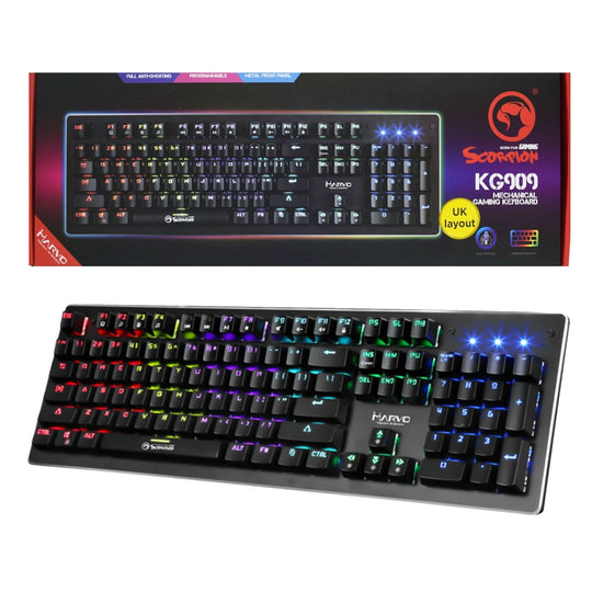 Marvo KG909 - USB Wired Gaming Keyboard - Black