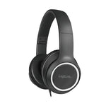 LogiLink HS0053 - Wired Stereo Headset - Black/Silver