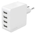 LogiLink PA0336W mobile device charger Universal White AC Fast charging Indoor