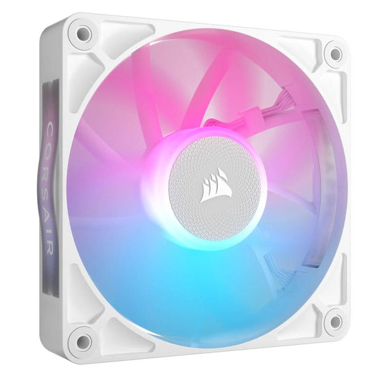 Corsair iCUE LINK RX120 RGB PWM White Case Fan - 120mm - Magnetic Levitation Bearing