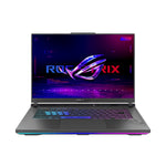 اسوس روج ستريكس G16 لابتوب G614JU-N3146W، بمعالج انتل كور I7 I7-13650HX، شاشة 16 انش Full HD، ذاكرة 16 جيجابايت DDR5-SDRAM، سعة تخزين 512 جيجابايت SSD، نفيديا جيفورس RTX 4050، ويندوز 11 هوم، رمادي، أخضر