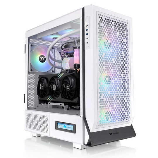 Thermaltake Ceres 500 TG ARGB Snow Mid Tower ATX Case - White
