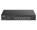 D-Link DGS-1100-10MPV2 Managed L2 Gigabit Ethernet (10/100/1000) Power over Ethernet (PoE) 1U Black