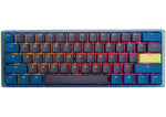 Ducky One3 Daybreak Mini - USB Wired Gaming Keyboard - UK International Blue, Grey, Yellow
