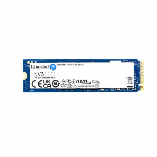 Kingston NV3 PCIe 4.0 NVMe SSD 4TB M.2 2280 - SNV3S/4000G (6000MB/s Read | 5000MB/s Write)