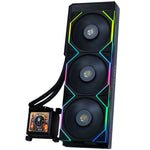 Lian Li HydroShift LCD 360TL AIO 360mm CPU AIO Liquid Cooler 360mm - Black - HSLCD36TB
