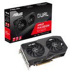 ASUS Dual, AMD Radeon RX 6600, 8 GB GDDR6, Axial-tech, Graphics Card