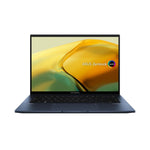 لابتوب اسوس زين بوك 14 OLED UX3402VA-KM763W، معالج إنتل كور i7-13700H، شاشة بحجم 14 بوصة ودقة 2.8K، ذاكرة 16 جيجابايت LPDDR5-SDRAM، تخزين 1 تيرابايت SSD، واي فاي 6E (802.11ax)، نظام التشغيل ويندوز 11 هوم، باللون الأزرق