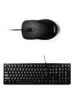 Port Designs 900900-UK - USB Wired Keyboard &amp; Mouse Combo - Black