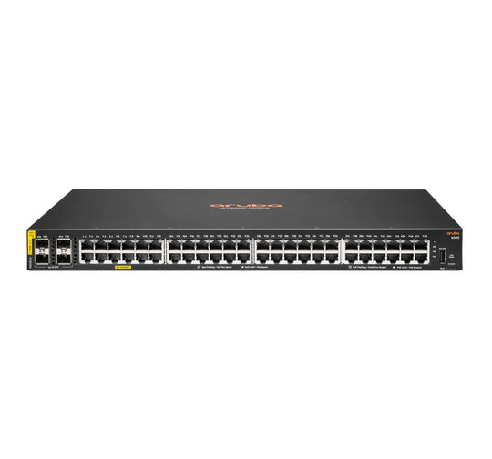 Aruba 6000 48G Class4 PoE 4SFP 370W Managed L3 Gigabit Ethernet (10/100/1000) Power over Ethernet (PoE) 1U R8N85A