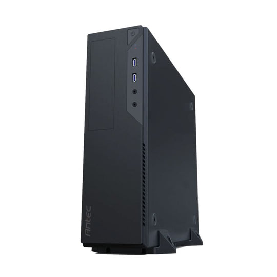 Antec VSK2000-U3 Desktop Case Slim Micro-ATX Tool-less Design - Black
