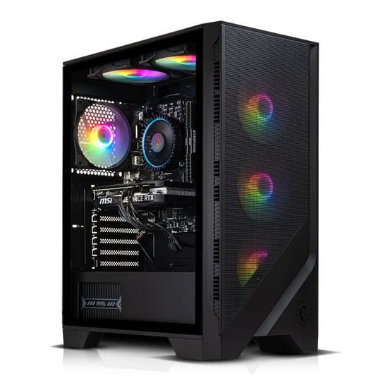 Gigate - 120A + Ryzen 5 4500 + Desktop PC for Gaming - AMD Ryzen 5 4500 - Radeon RX 6650 XT 8GB