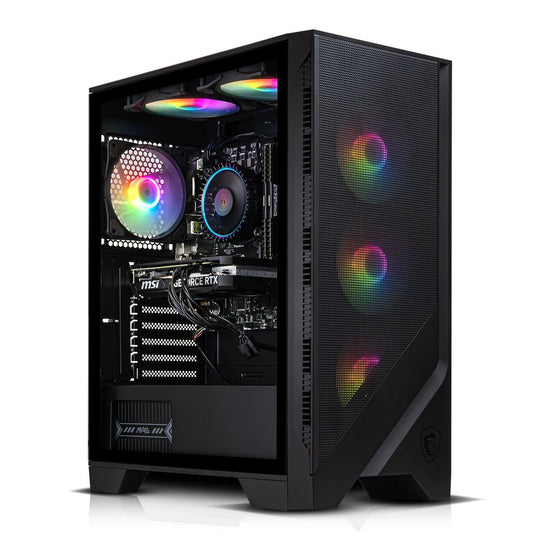 GiGate - FORGE 120A Gaming PC - Intel i5-13400F - RTX 4060 Ti 8GB - 16GB DDR4 - 512GB SSD