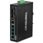 Trendnet TI-PG62 network switch Unmanaged Gigabit Ethernet (10/100/1000) Power over Ethernet (PoE) Black