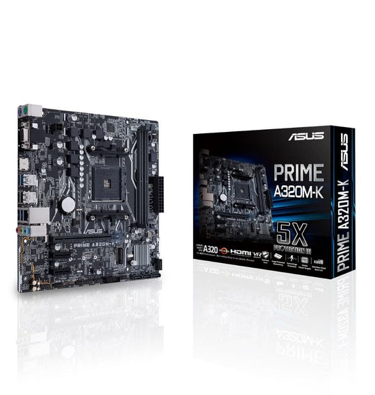 [B-Grade] ASUS PRIME A320M-K Socket AM4 mATX Motherboard