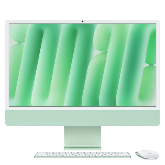 Apple iMac 24" M4 All-in-One 10-Core CPU 10-Core GPU 16GB RAM 256GB SSD 4.5K Retina macOS Sequoia - Green