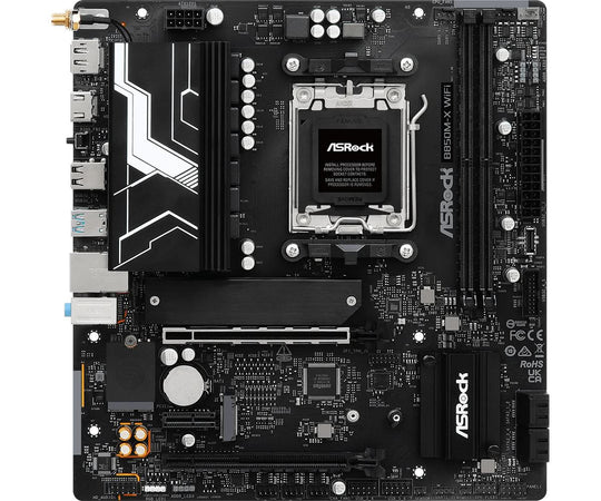 ASRock B850M-X WiFi Socket AM5 micro ATX Black Motherboard