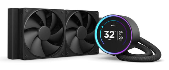 NZXT Kraken Elite 240 AIO Liquid Cooler - 240mm Radiator - 2.72" IPS LCD - Black