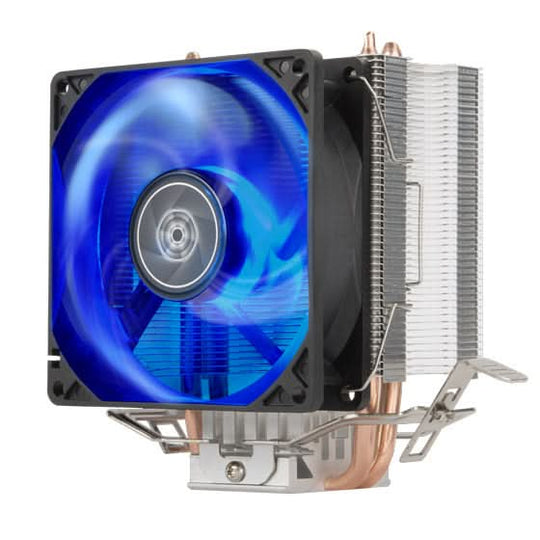 Silverstone SST-KR03 CPU Air Cooler - 92mm Hydraulic Bearing Fan - 2 Heat Pipes - Black