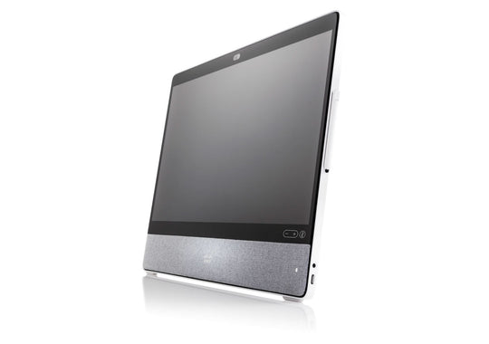 سيسكو ويبيكس ديسك برو بشاشة 27 بوصة بدقة 4K، وكاميرا فيديو بدقة 12 ميجابكسل، وميكروفون مزود بتقنية إلغاء الضوضاء، واتصال دوكنج USB-C، وضمان محدود لمدة 90 يومًا