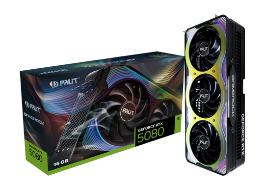 Palit GeForce RTX 5080 GameRock 16GB GDDR7 Graphics Card
