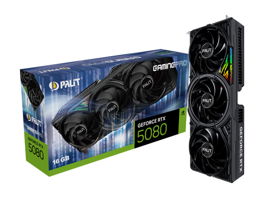 Palit GeForce RTX 5080 GAMINGPRO 16GB GDDR7 Graphics Card