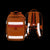 DICOTA Backpack HI-VIS 32, 38 Liter, Orange