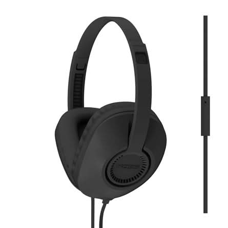 Koss UR23i - Wired On-Ear Headphones with Mic - Black