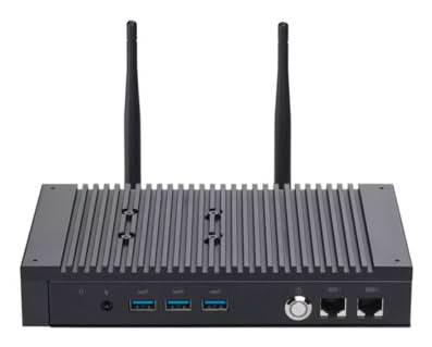 أسوس PL64-B-S3066MN بمعالج إنتل® كور™ I3 I3-1215U وذاكرة بسعة 4 جيجابايت DDR4-SDRAM، تخزين 128 جيجابايت SSD، جهاز كمبيوتر صغير Mini PC باللون الأسود