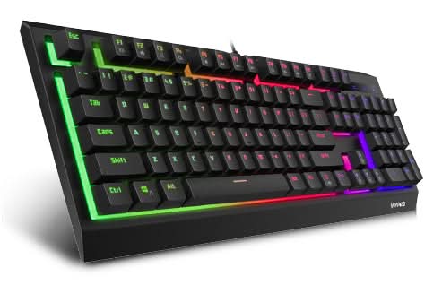 Rapoo V52S - USB Wired Gaming Keyboard - QWERTY English Black