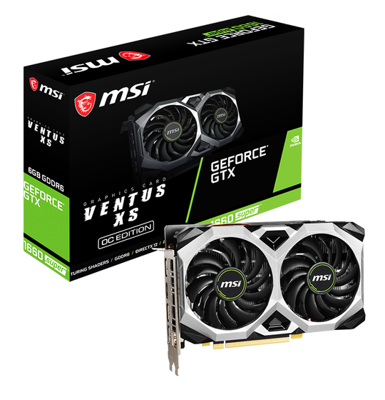 [B-Grade] MSI VENTUS XS OC GeForce GTX 1660 SUPER 6GB GDDR6 1815 MHz Graphics Card