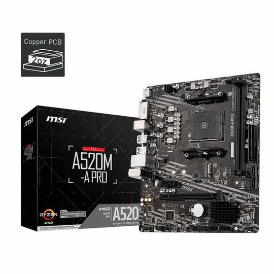 MSI A520M-A PRO Socket AM4 Micro ATX Motherboard
