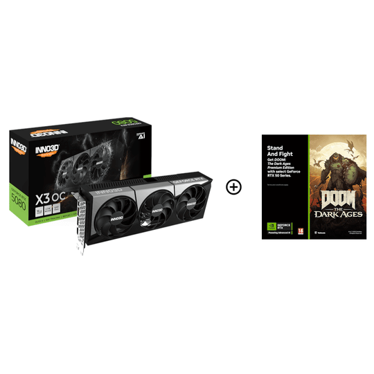 Inno3D GeForce RTX 5080 X3 Gaming OC 16GB GDDR7 2295 MHz Graphics Card