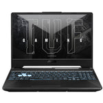 ASUS TUF Gaming A15 FA506NF-HN008W laptop AMD Ryzen™ 5 7535H 39.6 cm (15.6") Full HD 16 GB DDR5-SDRAM 512 GB SSD NVIDIA GeForce RTX 2050 Wi-Fi 6 (802.11ax) Windows 11 Home Black