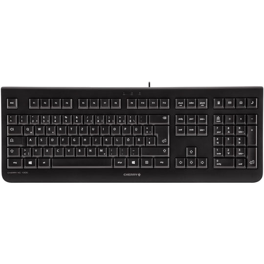 CHERRY KC 1000 keyboard USB QWERTY Nordic Black