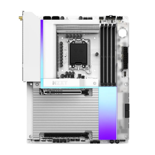 NZXT N9 Z890 Intel Z890 LGA 1851 ATX White Motherboard