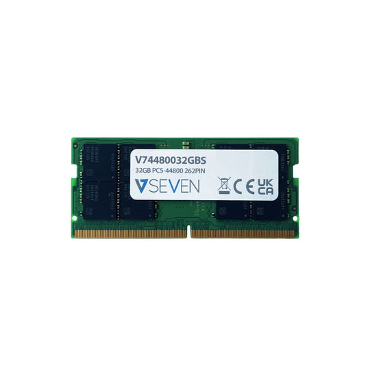 V7 V74480032GBS 32GB 262-Pin DDR5 5600 MHz Laptop Memory Module
