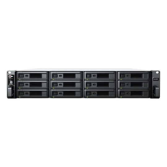 Synology RackStation RS2423RP+ NAS Rack (2U) Ryzen Embedded V1780B 8 GB DDR4 48 TB HDD DiskStation Manager Black