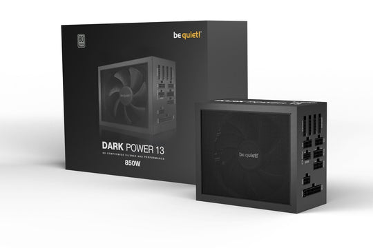 وحدة تزويد الطاقة بي كوايت! Dark Power 13 بقدرة 850 واط 20+4 pin ATX لون أسود