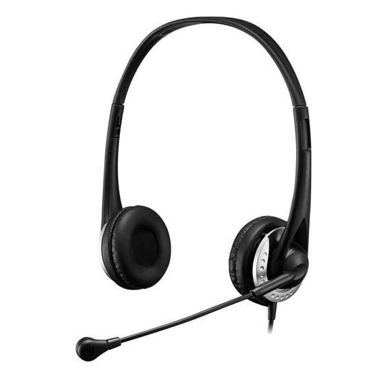 Adesso Xtream P2 - Head-band Wired Headset with Mic - Black