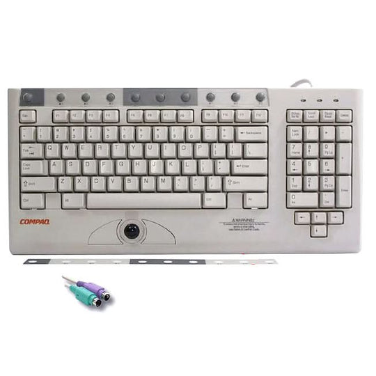 HPE 164989-071 - PS/2 Wired Keyboard with Trackball - Spanish