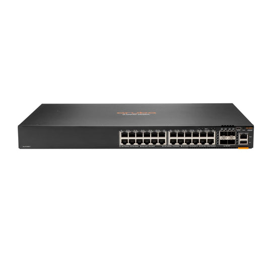 HPE Aruba CX 6200F 24G Class4 PoE 4SFP+ Switch - 370W - 1U Managed