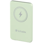 Verbatim Charge 'n' Go Magnetic Wireless Power Bank 5000mAh Green