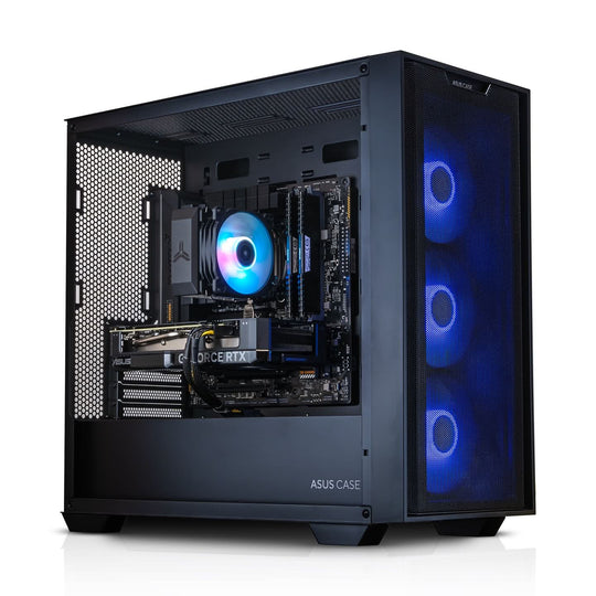 GiGate - A21 BTF + Desktop PC - Intel Core i5 13400F - NVIDIA RTX 4060 Ti - 16GB DDR4 - 512GB SSD - Black