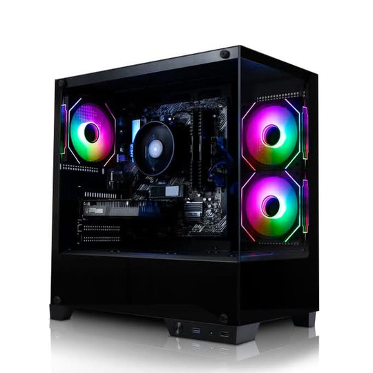 Gigate - Charger + Ryzen 5 4500 + Gaming PC - AMD Ryzen 5 4500 - AMD Radeon RX 6600 - 8GB