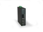 LevelOne 5-Port Fast Ethernet Industrial Switch, DIN-Rail, -40Â°C to 75Â°C